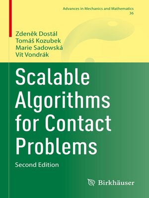 cover image of Scalable Algorithms for Contact Problems
